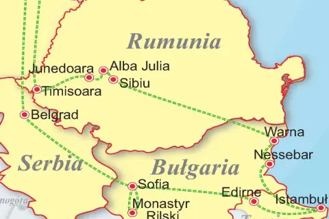 Trasa do Bułgarii: Serbia czy Rumunia? Czas, koszty, widoki
