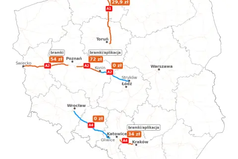 Autostrada A1: Czy jest płatna? Sprawdź, gdzie pojedziesz za darmo!