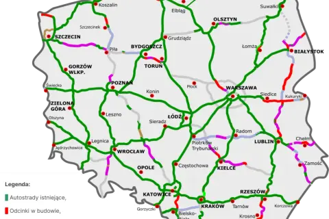 Ile autostrad w Polsce? Długość, plany, opłaty pełen przewodnik