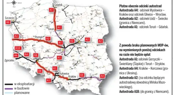 Autostrada A6: Bezpłatna dla osobówek, płatna dla ciężarówek?