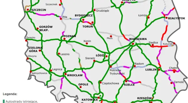 Ile autostrad w Polsce? Długość, plany, opłaty pełen przewodnik