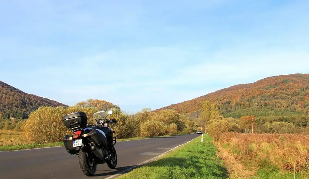 Wielka Pętla Bieszczadzka motocykl