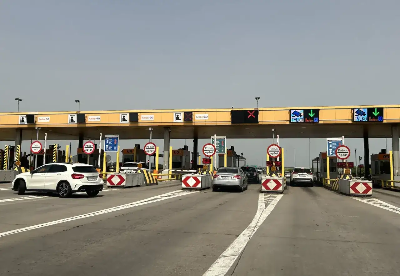 autostrada A1 bramka AmberGO