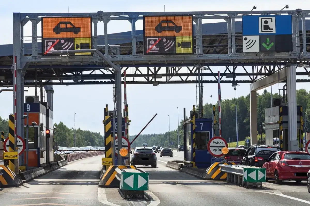 Autostrada A4 Katowice Krak&oacute;w bramki poboru opłat