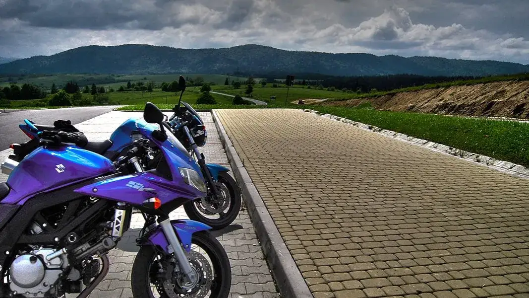 motocykl w Bieszczadach Wielka Pętla