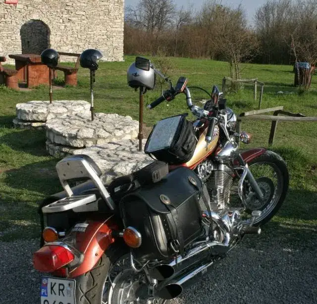 motocykl nad Zalewem Sulejowskim