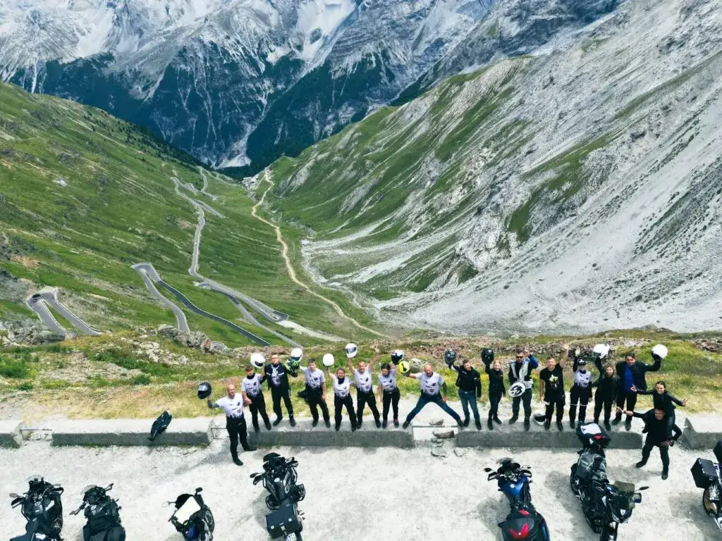 Motocykl w Alpach Austriackich