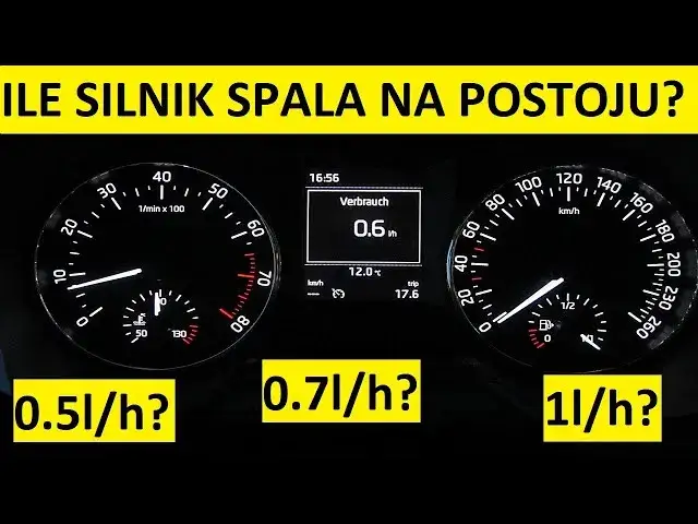 spalanie paliwa na postoju benzyna diesel porównanie