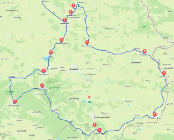 Lubelszczyzna motocyklem: Gotowe trasy, winkle, porady eksperta